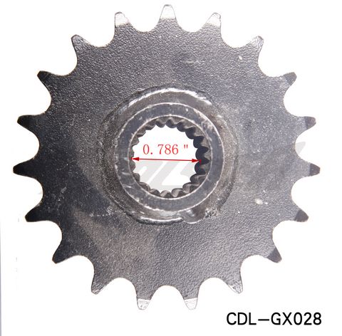 Image, Front Sprocket 428#19 (SPF-6) (CDL-GX028).