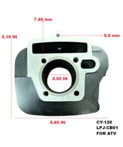 Alternative view of Cylinder 120cc (CY-120/A) (LPJ-CB01/LPJ-CB20)
