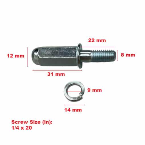 Muffler and Cylinder Head Nut and Bolt for 3250S 200cc ATV (BOLT-9)