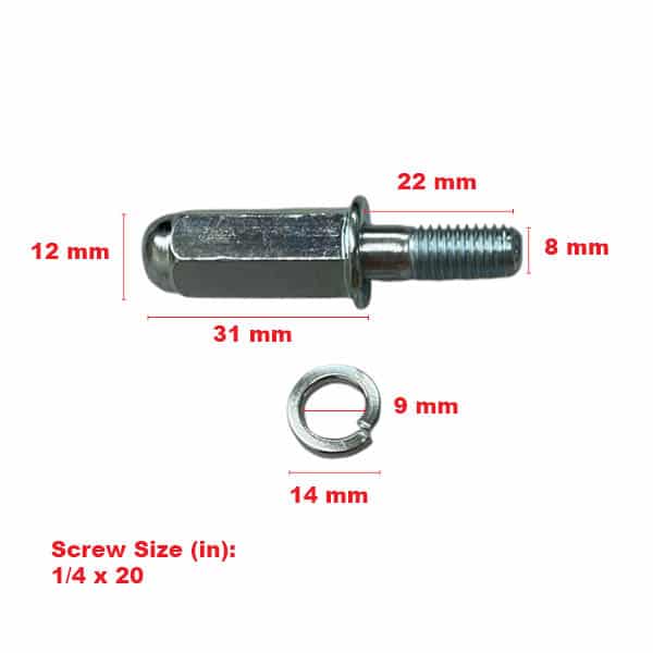 Muffler and Cylinder Head Nut and Bolt for 3250S 200cc ATV (BOLT-9)