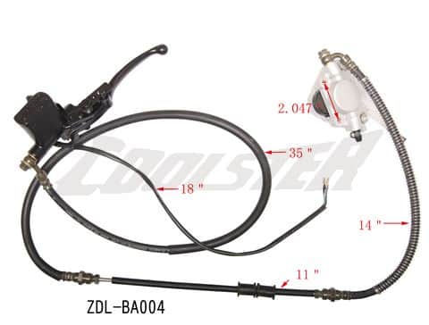 REAR HYDROLIC BRAKE 3150B (BHR-1) (ZDL-BA004)