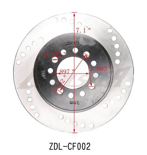 BDR-3 Rear Disc - 3150CXC - 3150DX2 - DX4