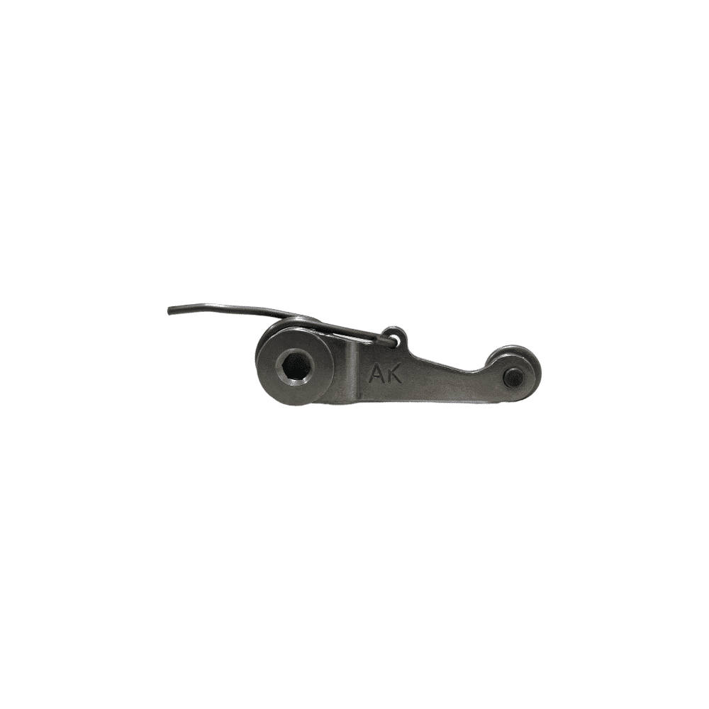A black Shift Detent Plate for 110cc-125cc ATV Transmission (FPL-10) on a white background.