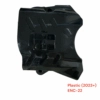 ENC-22 - BLACK PLASTIC LEFT SIDE ENGINE COVER - PLASTIC SLJ-AL039