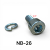 NB-26 - DD-NL-D004 - Nut and Bolt for 150cc Brake and Carrier Hub
