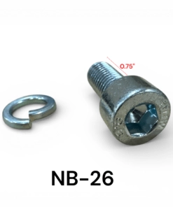 NB-26 - DD-NL-D004 - Nut and Bolt for 150cc Brake and Carrier Hub