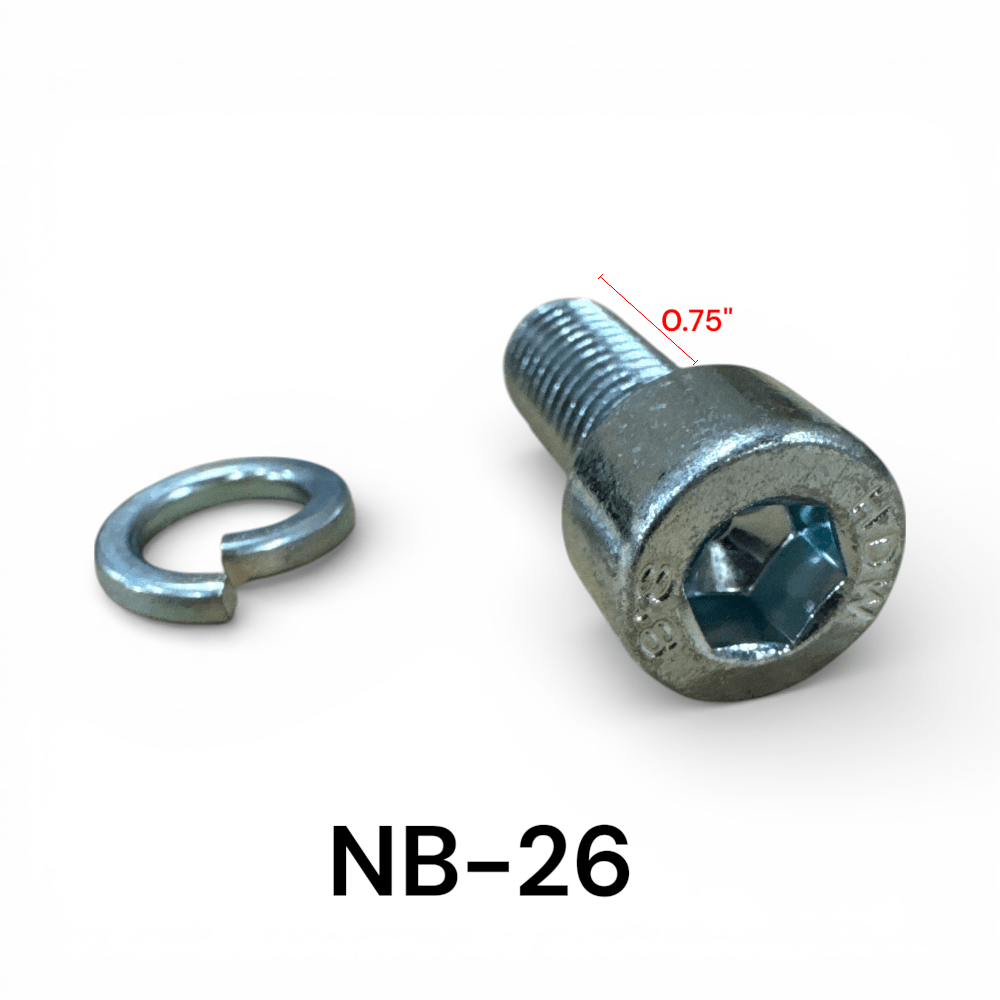 NB-26 - DD-NL-D004 - Nut and Bolt for 150cc Brake and Carrier Hub