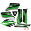 OEM Coolster Body Shell Decal Stickers in Green for 125cc ATV 3125B - STI-10-BZB-EA047