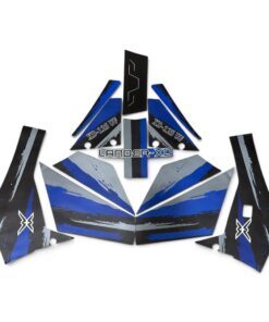 OEM Coolster Body Shell Decal Stickers in blue For 125cc ATV 3125F and Lander XD - STI-16 BZB-EA059