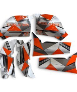 OEM COOLSTER ORANGE BODY SHELL DECAL - STI-17-ORANGE