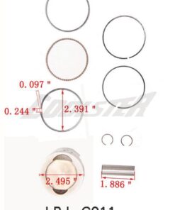 PISTON 152FMH/110CC (PI-110) (LPJ-C011)