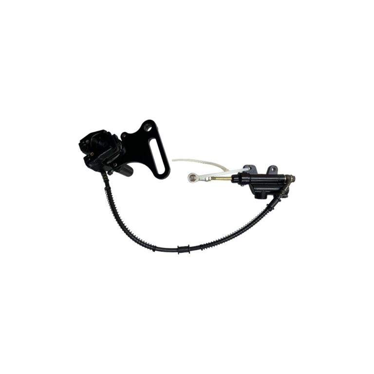 A Rear Hydraulic Brake M-125 (BHR-4) (ZDL-BQ009) brake lever on a white background, suitable for Brake Assembly.