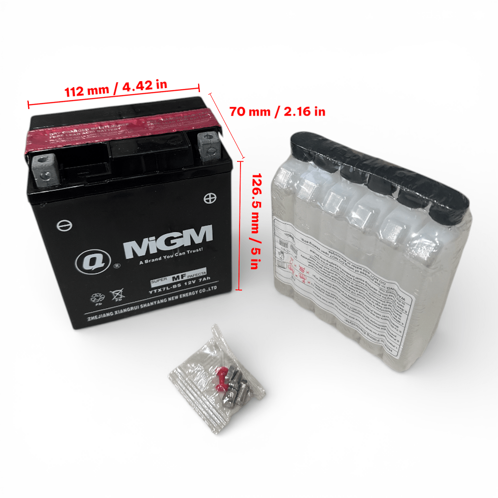 BA-8 - DQL-TG003 - MOPED SCOOTER BATTERY
