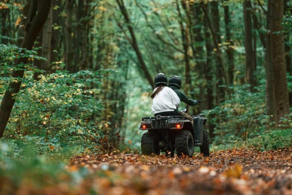 People riding quads in canada
