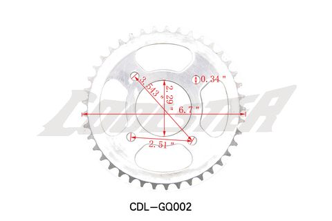 REAR SPROCKET 420#41(HOME RECORD