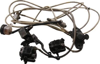A set of Hydraulic Brake Assembly 3250,3300 (BHFR-2) (ZDL-BA008) wires on a white background.