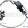 An image of a Front Oil Brake 214XR-2 (ZDL-FQ004) lever for a motorcycle.