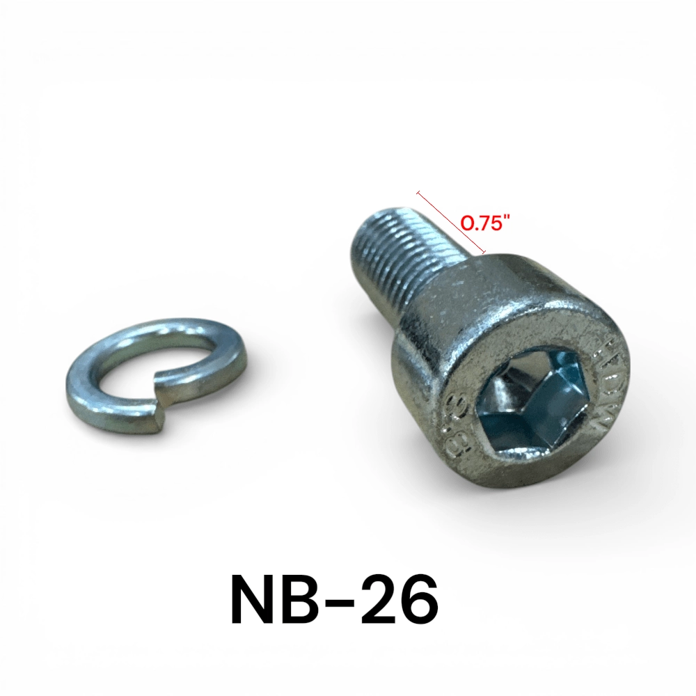 NB-26 - DD-NL-D004 - Nut and Bolt for 150cc Brake and Carrier Hub