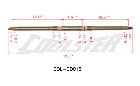 REAR AXLE FOR 3125C SERIES (AXR-40/AXR-40A) (CDL-CD016) FULL KIT
