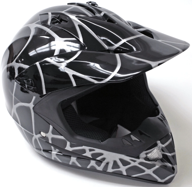 Helmet: Spider Black (HM-906-SE)