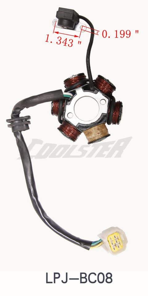 Alternator, Stator, Magneto for ATV (Post-2017) (ALT-2) (LPJ-BC08) - Image 2