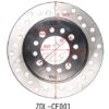 A diagram depicting the dimensions of a Rear Disc Brake 3050A:160mm (ZDL-CF001).