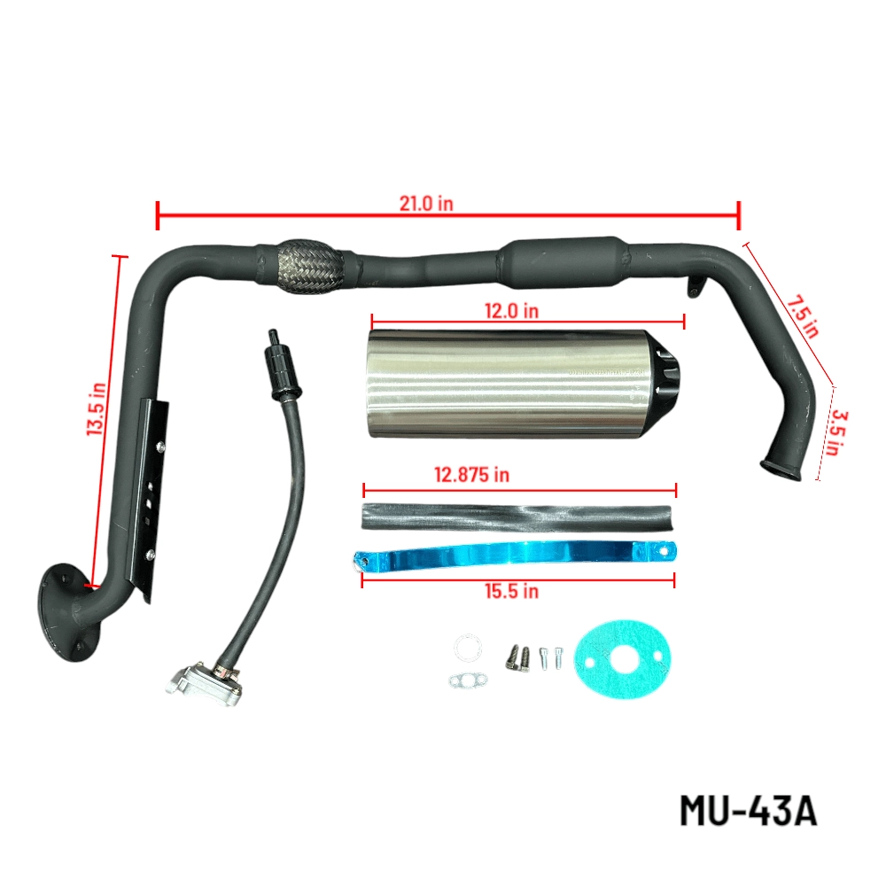 Muffler for ATV-3150CXC, 3175S (MU-43) (MGM-FA012)