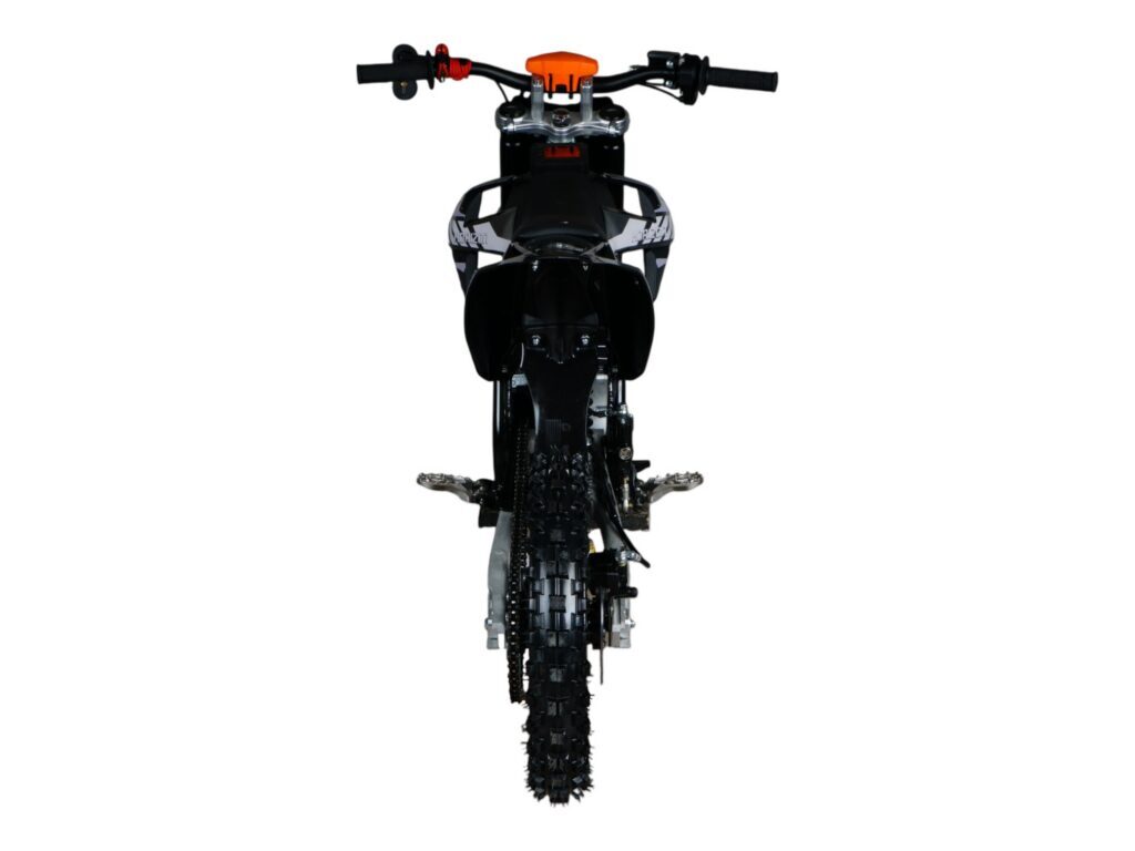 E-1200 - Black on Black Plastics Rear View