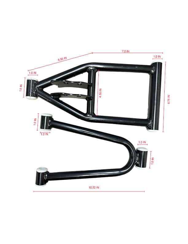 Front A-Arm for 3125C-2 / 3125CX-2 (FAA-10) (MGM-JA011) ATV parts isolated on a white background.