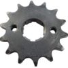 A white Front Sprocket 428#14 (SPF-4-14) (CDL-GX017).