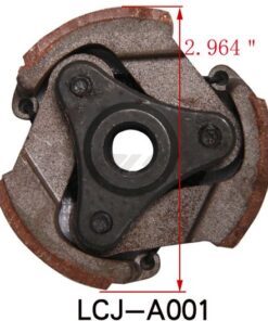 A diagram showing the dimensions of a clutch for a motorcycle, specifically the Clutch for 2-stroke (CL-2) (LCJ-A001).