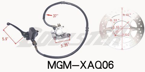 MGM-XAQ06 brake kit for both front and rear assemblies.