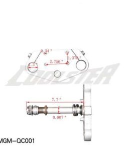 Alternative view of Front Fork Bracket 214 (FOP-3) (MGM-QC001)