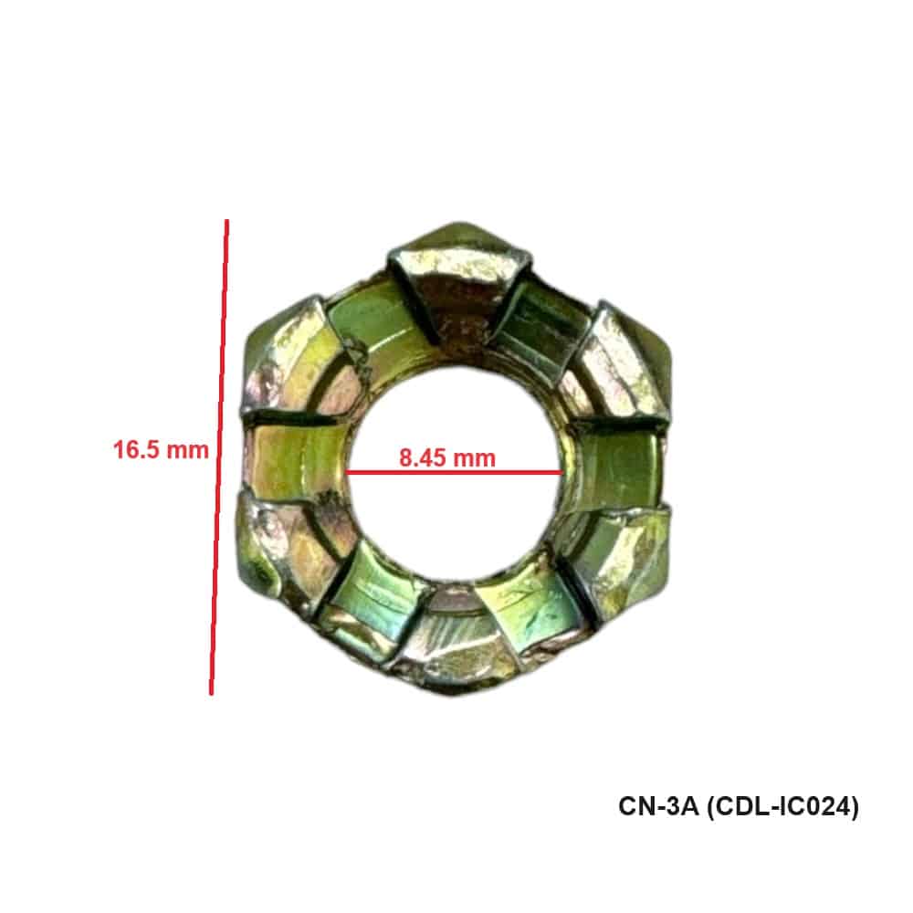 125CC/150CC Castle Nut for Tie Rod (CN-3A/B) (1 Piece) - Image 2