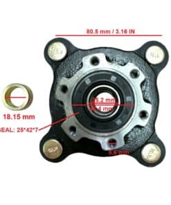 Alternative view of Front Disc Brake Wheel Hub for ATV (HUB-15/HUB-20) (ZDL-CC006/ZDL-CC004)