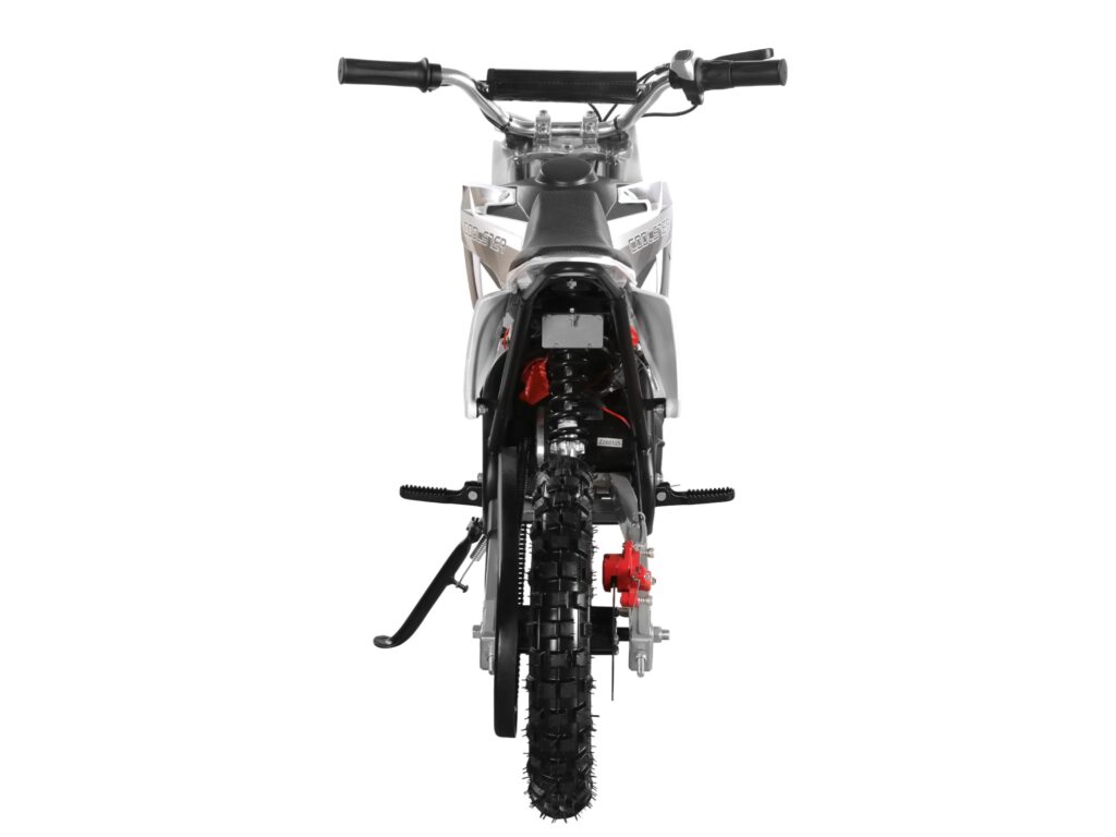 E-500 Electric Dirt Bike Grey Rear View