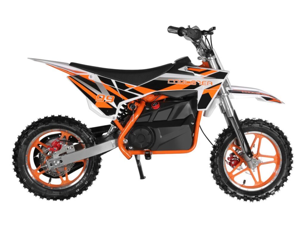 E-500 Electric Dirt Bike Orange Right View