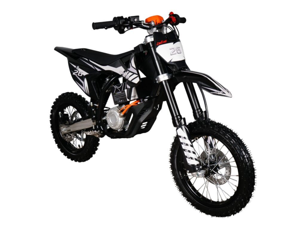 E-1200 - Black on Black Plastics Right Quarter View