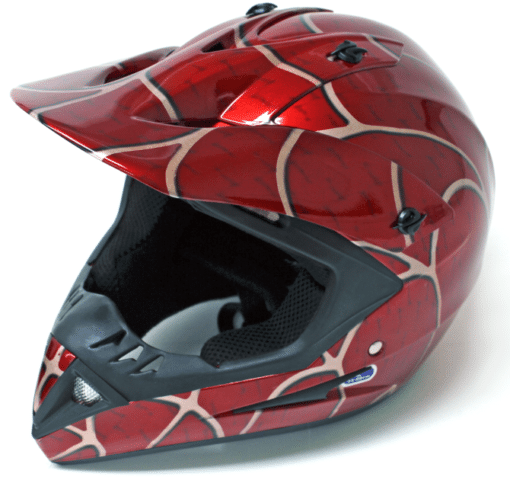 Helmet: Spider Red (HM-904-SR)