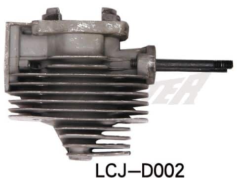 Cylinder Head 49cc 2-stroke (LCJ-D002) (CY-49) - cylinder head and body.