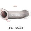 A stainless steel Intake Manifold ZJ66 (IN-6) (FDJ-CA004) for the fd - ca04 exhaust system.