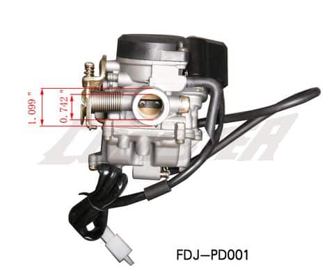 The Carburetor PD18 (CA-12) (FDJ-PD001)'s carburetor.