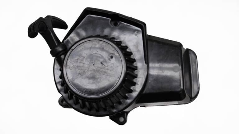 A Plastic Pull Starter for 49cc (PS-3A) (LCJ-E023) for a car on a white background.