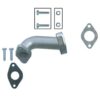 A stainless steel Intake Manifold with Screw and Gasket (IN-3/INP-1) (MGM-WA006) pipe.