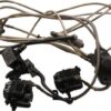 A set of Hydraulic Brake Assembly 3250,3300 (BHFR-2) (ZDL-BA008) wires on a white background.