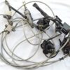 A collection of Hydraulic Brake Assemblies (ZDL-BA016), including front and rear, displayed on a white surface.