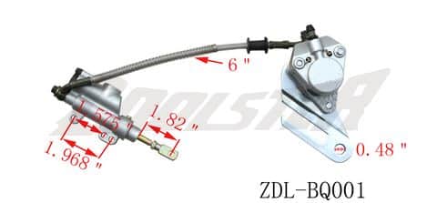 REAR HYDROLIC BRAKE 214FA (ZDL-BQ011)