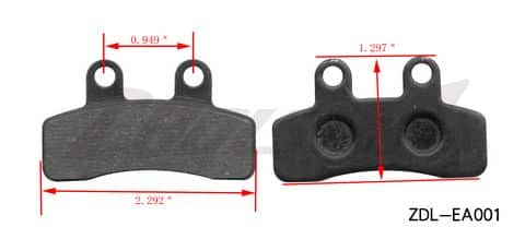 BRAKE PAD FOR DIRT BIKE (DBS-2) (ZDL-EA001)