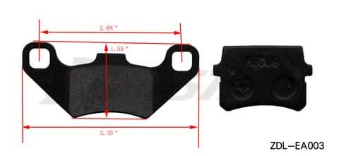 BRAKE PAD FOR ATV & GO KART (DBS-1) (ZDL-EA003)