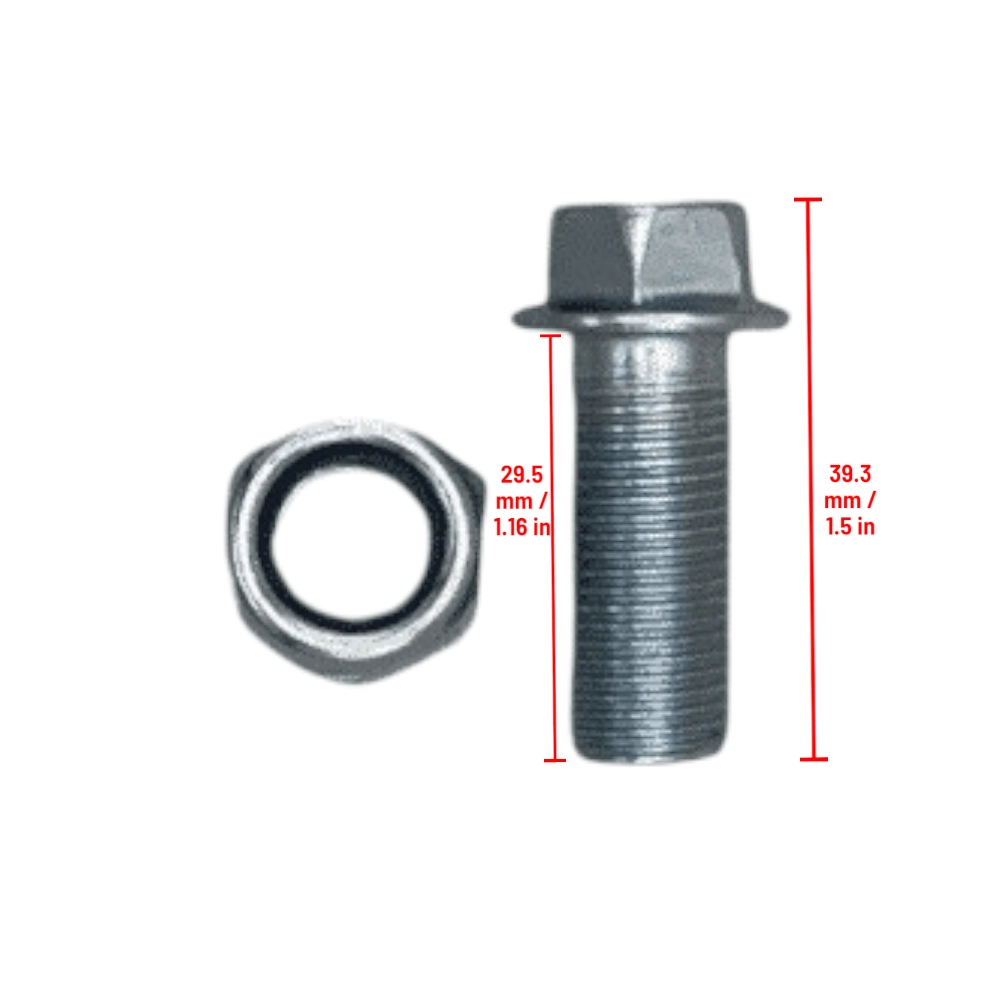 NB-1 - Rear Axle Central Carrier Hub Nut and Bolt Set For 110CC ATVs